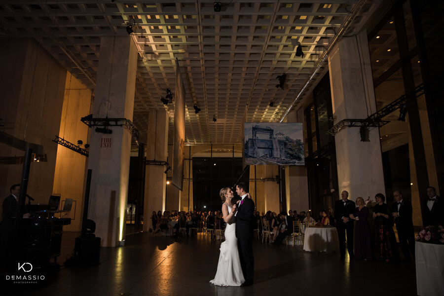 New York State Museum wedding first dance reception